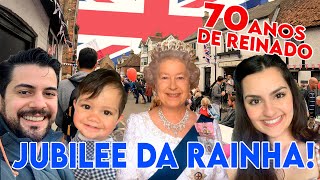 COMEMORAÇÃO dos 70 ANOS DE REINADO DA RAINHA  Cookham Inglaterra  DaniampKiel [upl. by Eilsehc]