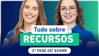 Saiba como interpôr RECURSOS  2ª Fase 40º Exame ✍️ [upl. by Gui879]