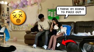 I PASSED OUT Prank On my Boyfriend funny [upl. by Sarita362]