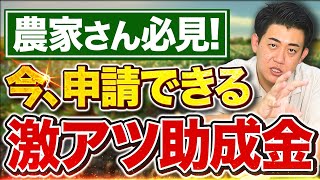 【農家必見】補助上限なしで最大90補助が受けられる農林水産業経営者必見の助成金農林水産業みらい基金の最新情報を中小企業診断士が解説 [upl. by Teirtza]