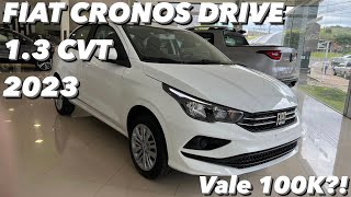 Fiat Cronos Drive 13 CVT 2023  Vale 100 MIL REAIS 4K HDR [upl. by Morganica]