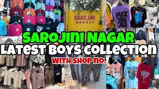 Sarojini Nagar market Delhi  latest boys trending collection  cheapest collection in Sarojini 🔥 [upl. by Perri]