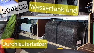 S04E08  Dusche  Wassertank  Durchlauferhitzer Elgena Nautic  Land Rover Defender [upl. by Drucill538]