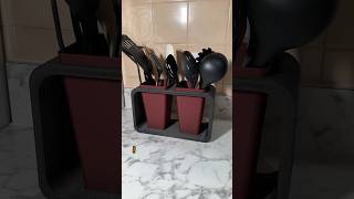 Modern looking 3D printed utensil organizer [upl. by Eetnod]