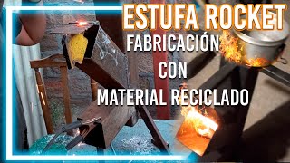 COMO Hacer una estufa ROCKET FÁCIL con material en desuso y soldada al arco [upl. by Banquer324]