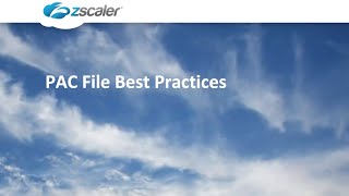 PAC File Best Practices [upl. by Wisnicki]