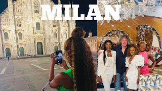 Milan Vlog  Restaurants design week  shopping and more [upl. by Anihtyc]