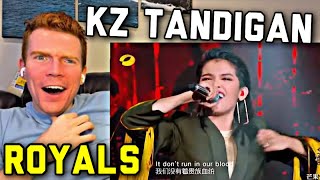 First Time Hearing KZ TANDINGAN quotRoyalsquot Reaction [upl. by Gingras]