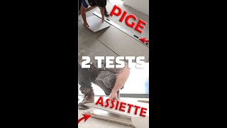 4 Test PIGE amp ASSIETTE pour vérifier le carrelage [upl. by Ad]