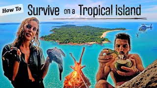 How to Survive on a Tropical Island  No Food Water or Matches [upl. by Misak]