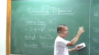 GEOMETRIA DIFERENCIAL  Prof Fernando Codá Marques  01 [upl. by Akissej]