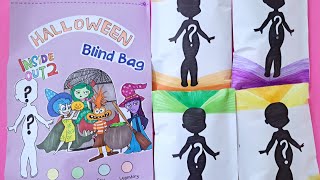 🌈paperdiy🌈 Inside Out 2 Blind Bag Unboxing  Halloween Costume paperdoll gacha asmr [upl. by Vani]