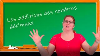 Laddition des nombres décimaux [upl. by Dawes]