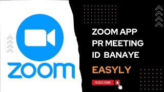 How to make Meeting ID in Zoom App [upl. by Aleacin]