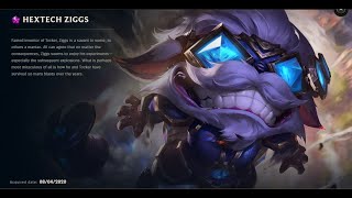 HEXTECH ZIGGS SKIN SPOTLIGHT10272024 [upl. by Lilah]