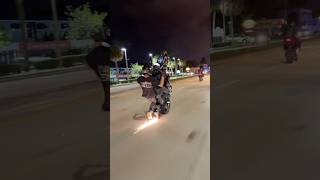 Yamaha Fz freestyle fz07 yamahafz07 kawasaki636 kawasakizx6r bikelife handbrake howtowheelie [upl. by Britton399]