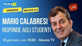 Maturità 2019 i consigli di Mario Calabresi  PrimaProva [upl. by Sucramraj]