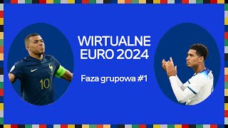 WIRTUALNE EURO 2024  Faza grupowa 1 [upl. by Alphonsine]