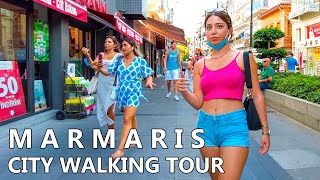 Marmaris City Walking Tour Muğla Turkey 4K [upl. by Vitia]