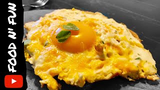 FRIED EGG  with a twist  🍳🍀🧀 [upl. by Ardien]