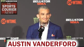 Bellator Middleweight Austin Vanderford on Fighting Gegard Mousasi [upl. by Okire36]