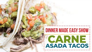 How to Make Carne Asada Tacos in Slow Cooker amp Instant Pot [upl. by Ennaus119]