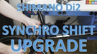 BIKE TECH Upgrading Shimano Di2 6870 and 9070 for Synchronized Shifting [upl. by Nyral]