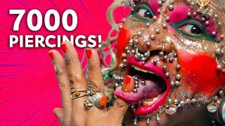 You Wont Believe How Many Piercings This Woman Has Elaine Davidsons Extreme Transformation [upl. by Dag688]