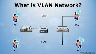 Virtual LAN VLAN Simple Example [upl. by Kneeland]