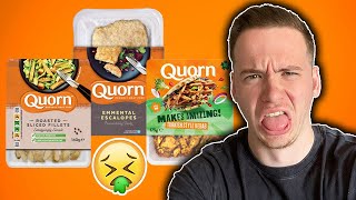 FIRST TIME EATING Quorn PRODUCTS 😍 or 🤮 [upl. by Lorien]