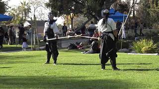 Pasadena Naginata Dojo Demonstration at Brand Park Glendale CA 12162018 [upl. by Gibby]