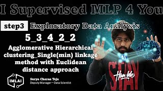 53422 Agglomerative Hierarchical clustering Singlemin linkage method with Euclidean distance app [upl. by Erving591]