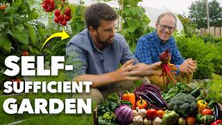 SelfSufficient Garden How he Grew 1300lbs580kg of Food Huw Richards [upl. by Ettinger]