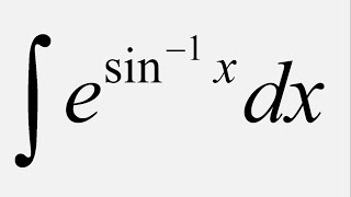 Integration by substitution Integral of earcsin x dx [upl. by Aehtna99]