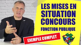 Mises en situation concours fonction publique avec EXEMPLE complet [upl. by Alistair]