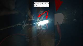 idea to make a variable led flasher for motorbike lights short tutorial idea [upl. by Fonseca335]