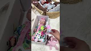 😘 Cute doll with many cute accessories reborns shorts reborndolls rebornbaby doll [upl. by Onailime]