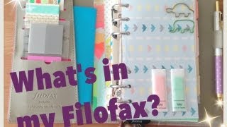 Whats in my filofax organizer [upl. by Adalie]