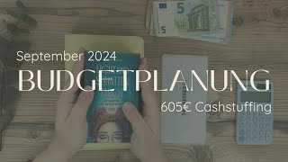 Budgetplanung amp Cashstuffing September I 605€ Low Budget I Schuldenabbau mit der Umschlagmethode [upl. by Mintun442]