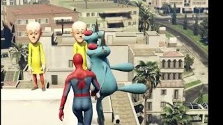 GTA 5 EPIC RAGDOLL SHOW SPIDERMAN VS COLOUR MINIONS FALLS amp FAILS LIVE GTA V gta [upl. by Gordon]