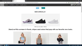 SPORTS CLOTHING STORE FROM HTML CSS AND JS  Source Code amp Projects [upl. by Airekahs]