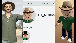 el rubio plays ROBLOX [upl. by Anifesoj]