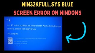 How to Fix win32kfullsys Blue Screen Error on Windows 11 [upl. by Libb]