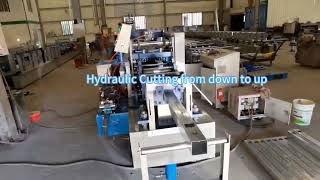 Metal Fence Post Square Tube Roll Forming Machine rollformingmachinemanufacturer machine [upl. by Sivrad]