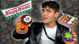 Trying Krispy Kreme Ghostbusters Donuts [upl. by Tselec]