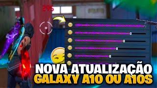 SAIU 😈⚙️ MELHOR DPI  SENSI PARA GALAXY A10A10S NOVA ATUALIZAÇÃO FREE FIRE 2023 Sensi a10a10s [upl. by Ised]