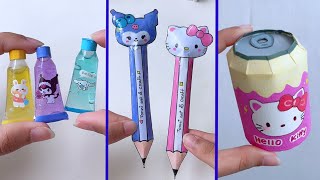 Paper craftEasy craft ideas miniature craft  how to make DIYschool projectTonni art and craft [upl. by Oderfla]