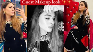 Soft glam makeup look ✨ Wedding guest look💄 [upl. by Rojas]