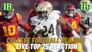 College Football Playoff Rankings  Final Release Before Championship Week [upl. by Asilet]