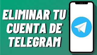 Cómo eliminar tu cuenta de Telegram en iPhone [upl. by Westberg]